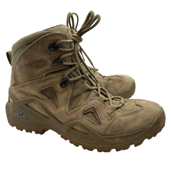 Lowa Zephyr Mid Boots Men’s Size 8 Tan Brown Tactical Desert Shoes main image 7